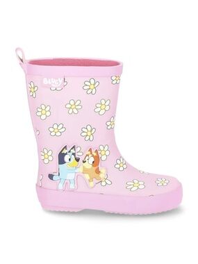 Bluey Toddler Girls Flower Rain Boots